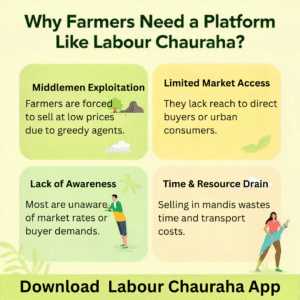 Why farmer needs a platform like Labour Chauraha App