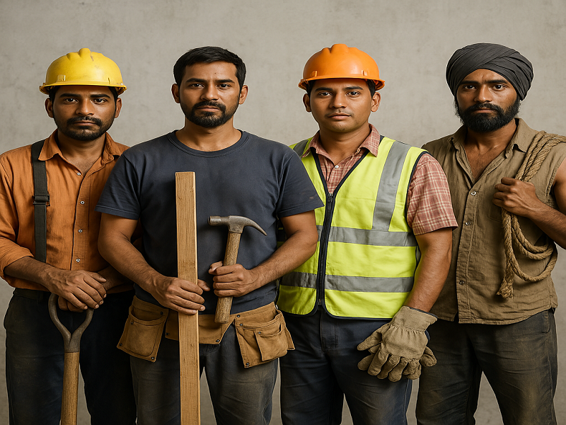 Indian Construction Labour